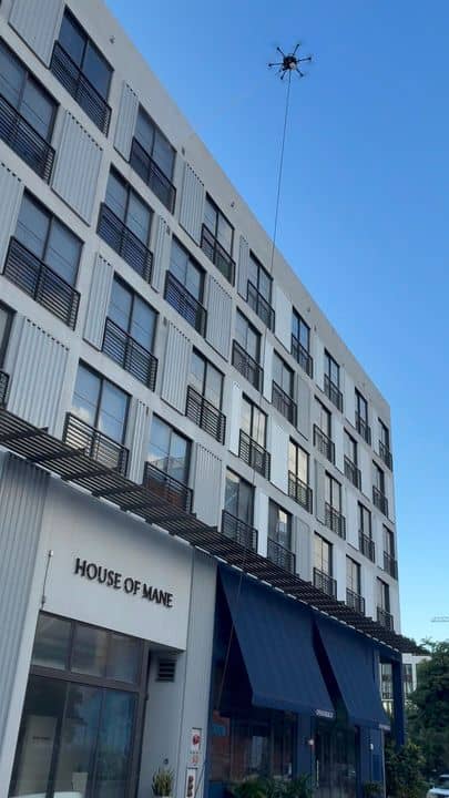 Drone and Rope Access Window Cleaning in 2 Days | Sentral Wynwood, Miami